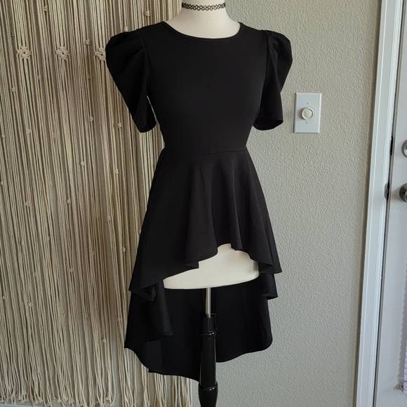 Black High Low Shirt - Picture 2 of 3